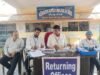 तिल्दा नेवरा नगर पालिका क्षेत्र में मतदान शांतिपूर्ण ढंग से संपन्न कराने के लिए आज पोलिंग पार्टियां मतदेय स्थलों की ओर रवाना की गईं