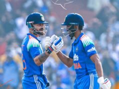 रायपुर के मैदान टीम इंडिया ने बनाया सबसे बड़ा स्कोर, साउथ अफ्रीका को दिया 359 रन का लक्ष्य, विराट और ऋतुराज ने जड़ा शतक