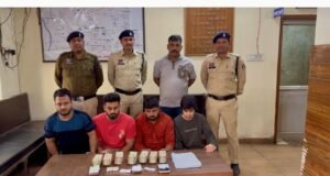 राजधानी में ऑनलाइन क्रिकेट सट्टा गिरोह का भंडाफोड़: पुलिस ने घेराबंदी कर 4 आरोपियों को दबोचा, 17 लाख नकद जब्त