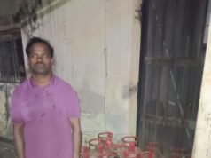 अवैध रूप से गैस सिलेंडर रखे संजय साव गिरफ्तार, आरोपी के कब्जे से 16 नग इंडियन घरेलू गैस सिलेंडर जप्त