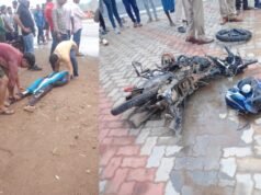 दो घरों का बुझा चिराग : पूर्व मंत्री के काफिले की फॉलो गाड़ी ने बाइक को मारी टक्कर, दो युवकों की मौत