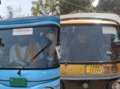 स्कूली ऑटो में क्षमता से ज्यादा बच्चे! रायपुर में कार्रवाई, अब तिल्दा-नेवरा में कब जागेगा प्रशासन?